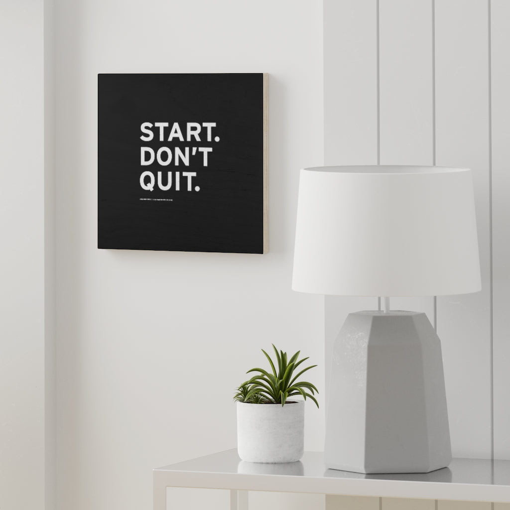 Mile1 // S1S3 // Powder // “2 Rules” // Wood Canvas