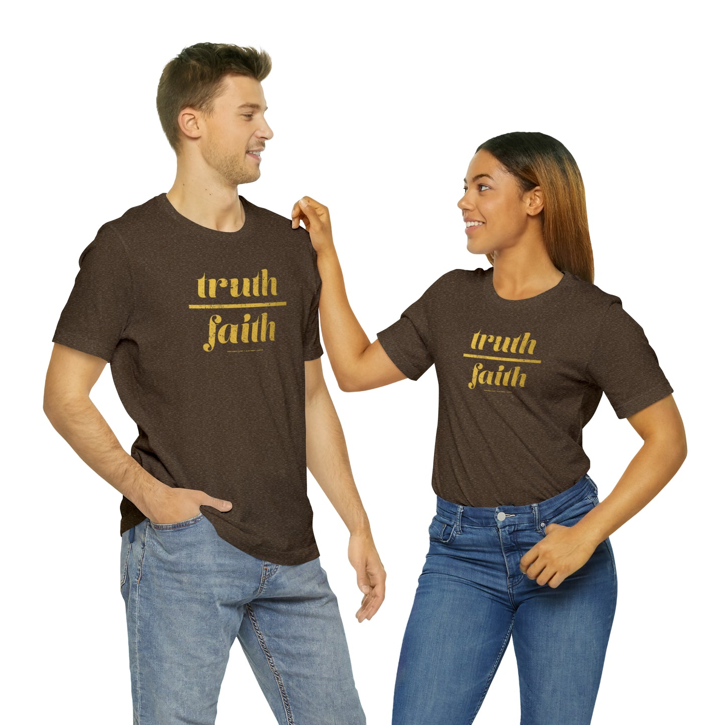 Truth Over Faith // Unisex Jersey Short Sleeve Tee