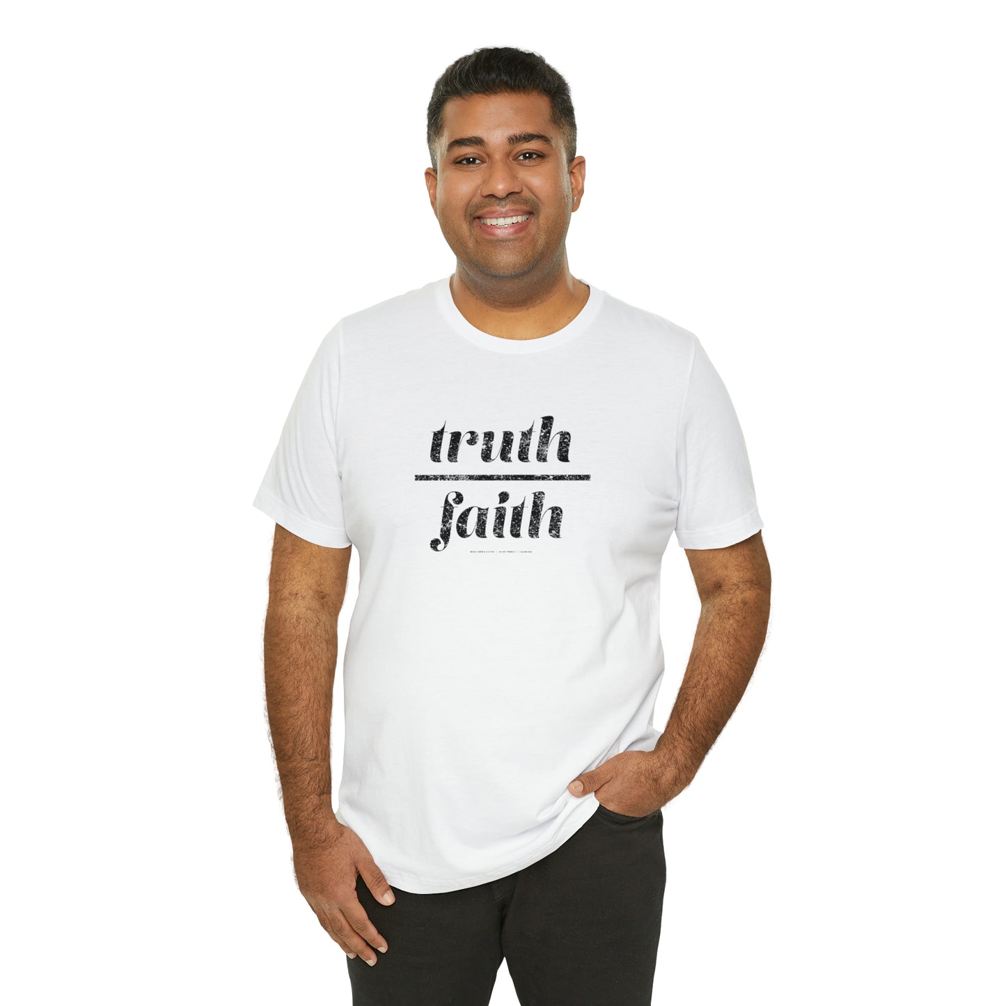 Truth Over Faith // Unisex Jersey Short Sleeve Tee
