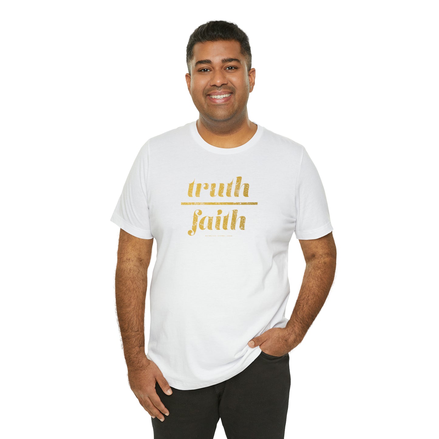 Truth Over Faith // Unisex Jersey Short Sleeve Tee