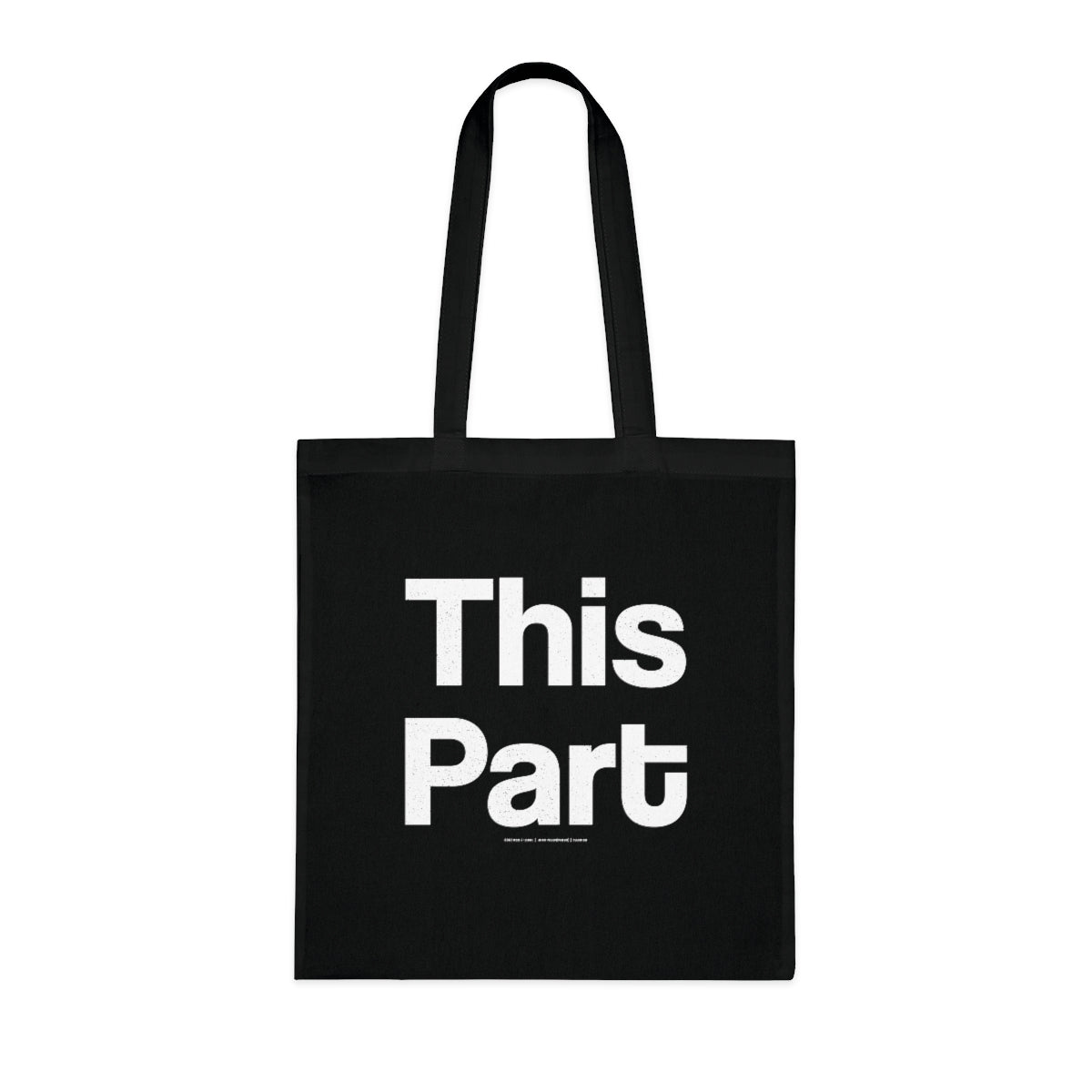This Part/That Part // Cotton Tote