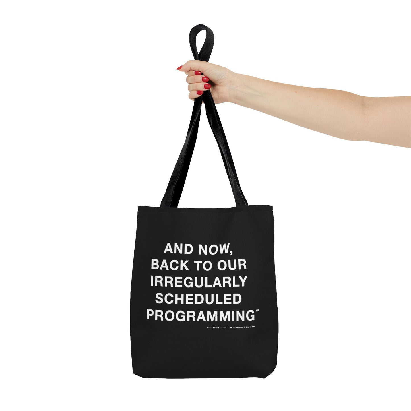Irregular Programming (Blacked) // Tote Bag (AOP)