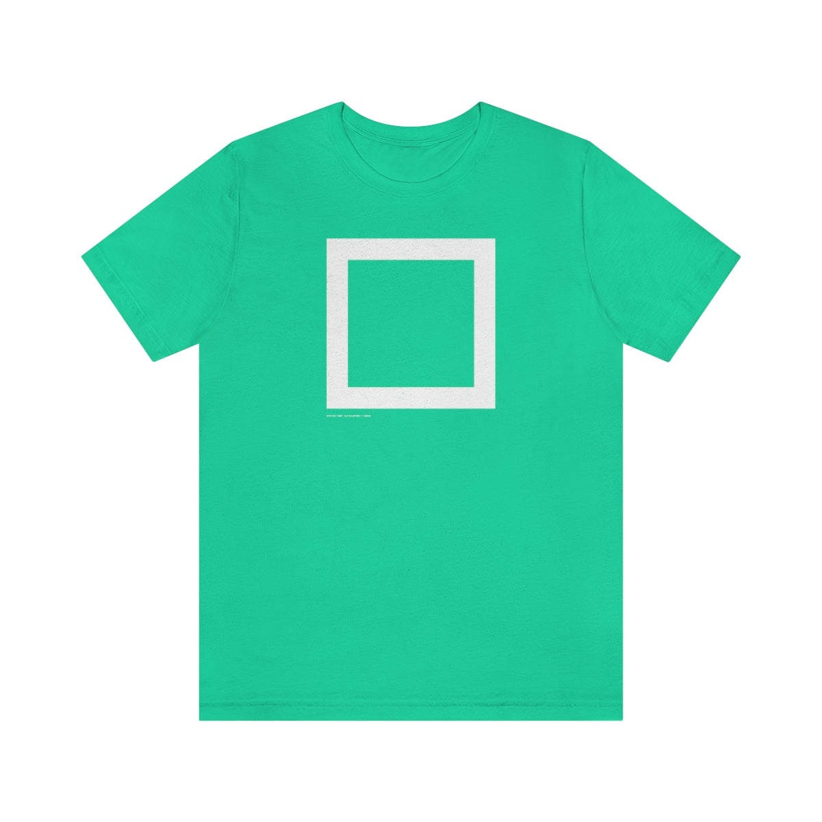 Square (blanca) // Unisex Jersey Short Sleeve Tee