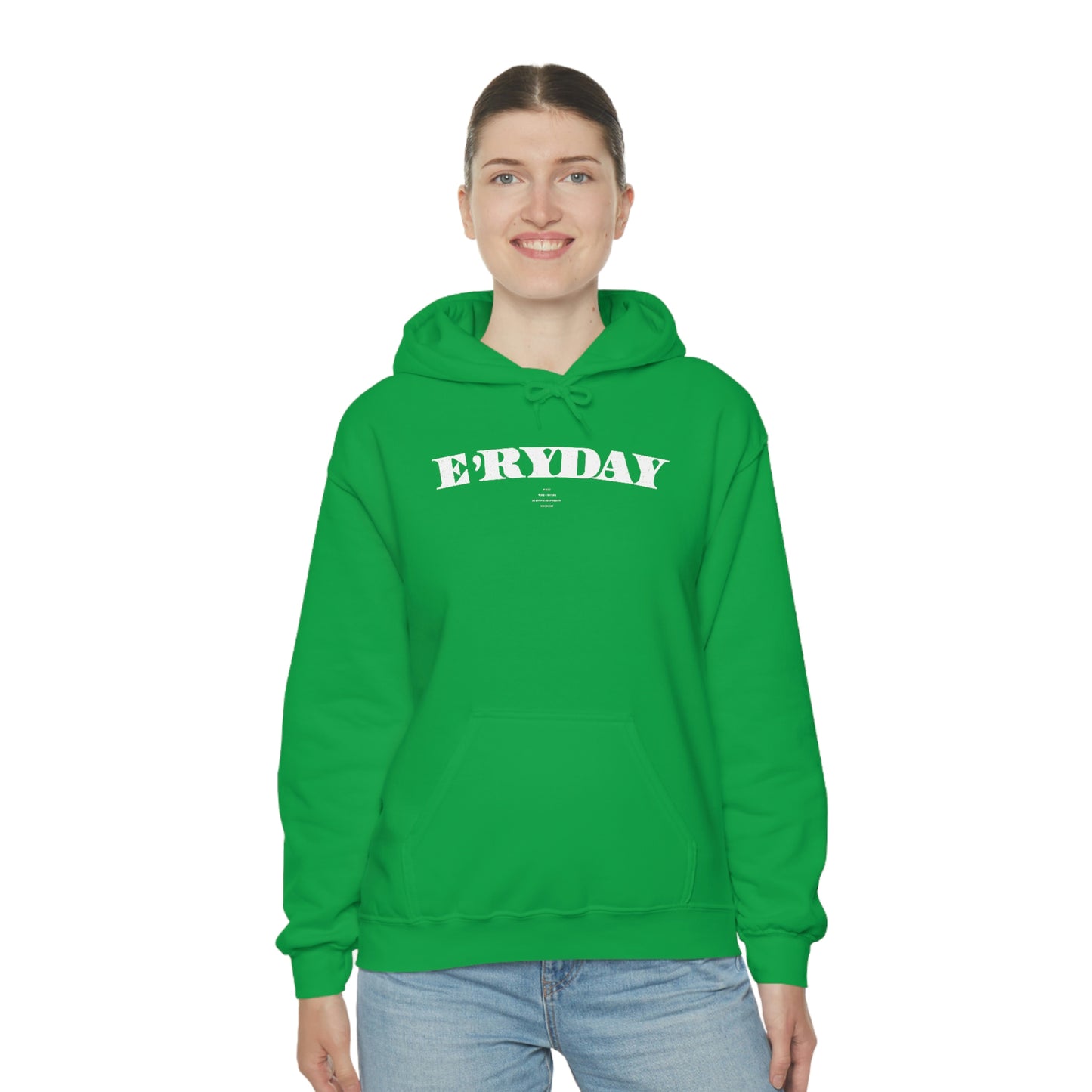 E’rydat/; The First Day // Unisex Heavy Blend™ Hooded Sweatshirt