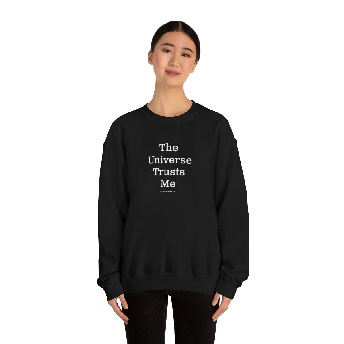The Universe Trusts Me™ // Unisex Heavy Blend™ Crewneck Sweatshirt