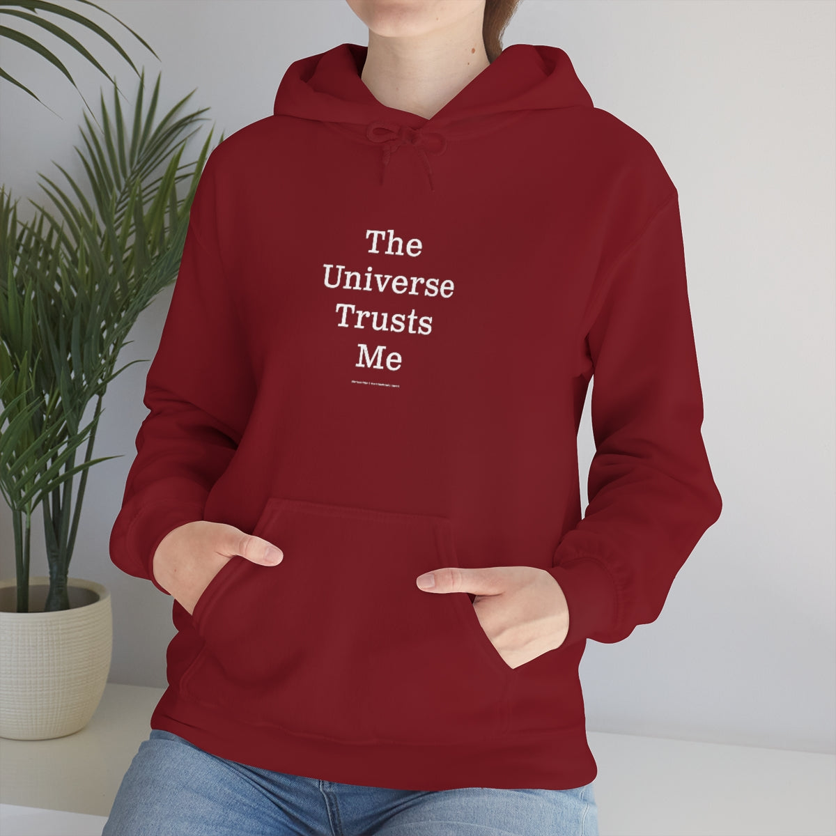 The Universe Trusts Me™ //  Unisex Heavy Blend™ Hooded Sweatshirt