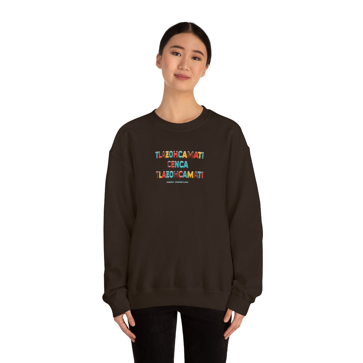 Tlazohcamati (Aztec Thank You) // Unisex Heavy Blend™ Crewneck Sweatshirt