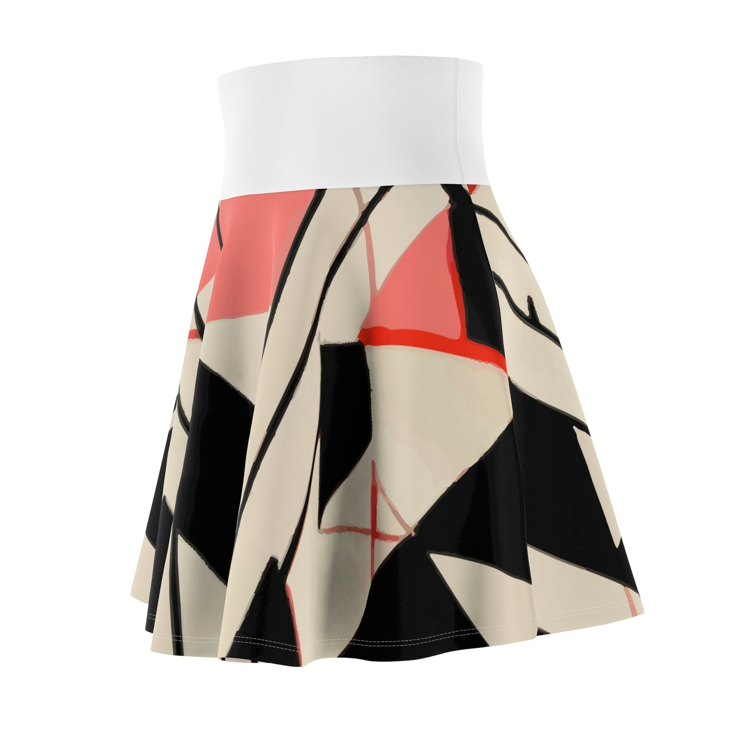 Tribal Mondrian Print // Women's Skater Skirt