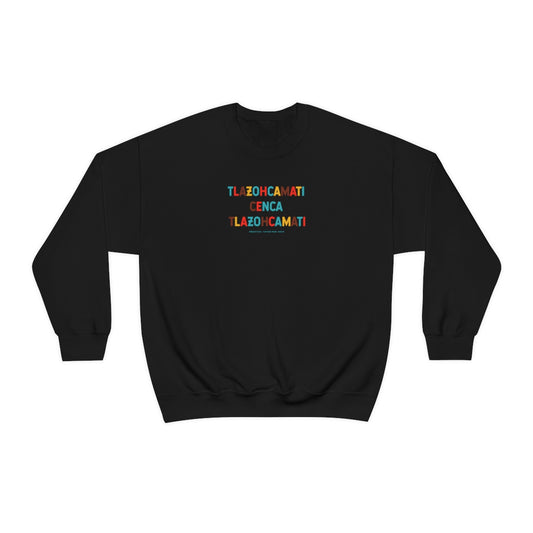 Tlazohcamati (Aztec Thank You) // Unisex Heavy Blend™ Crewneck Sweatshirt