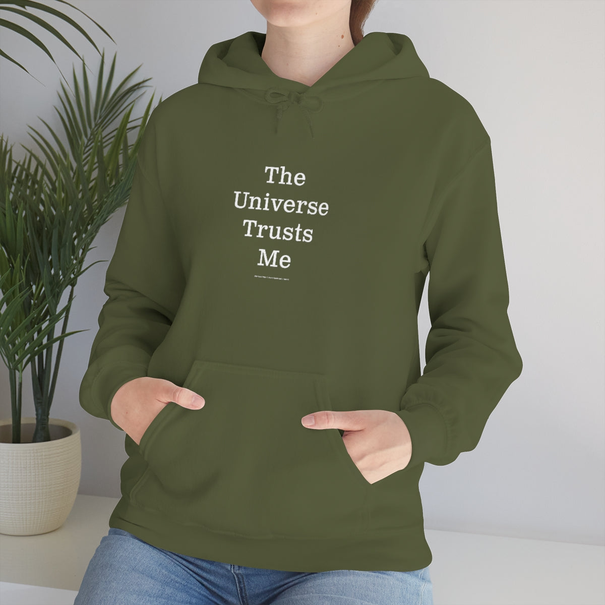 The Universe Trusts Me™ //  Unisex Heavy Blend™ Hooded Sweatshirt