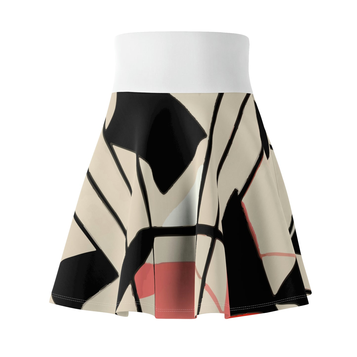 Tribal Mondrian Print // Women's Skater Skirt