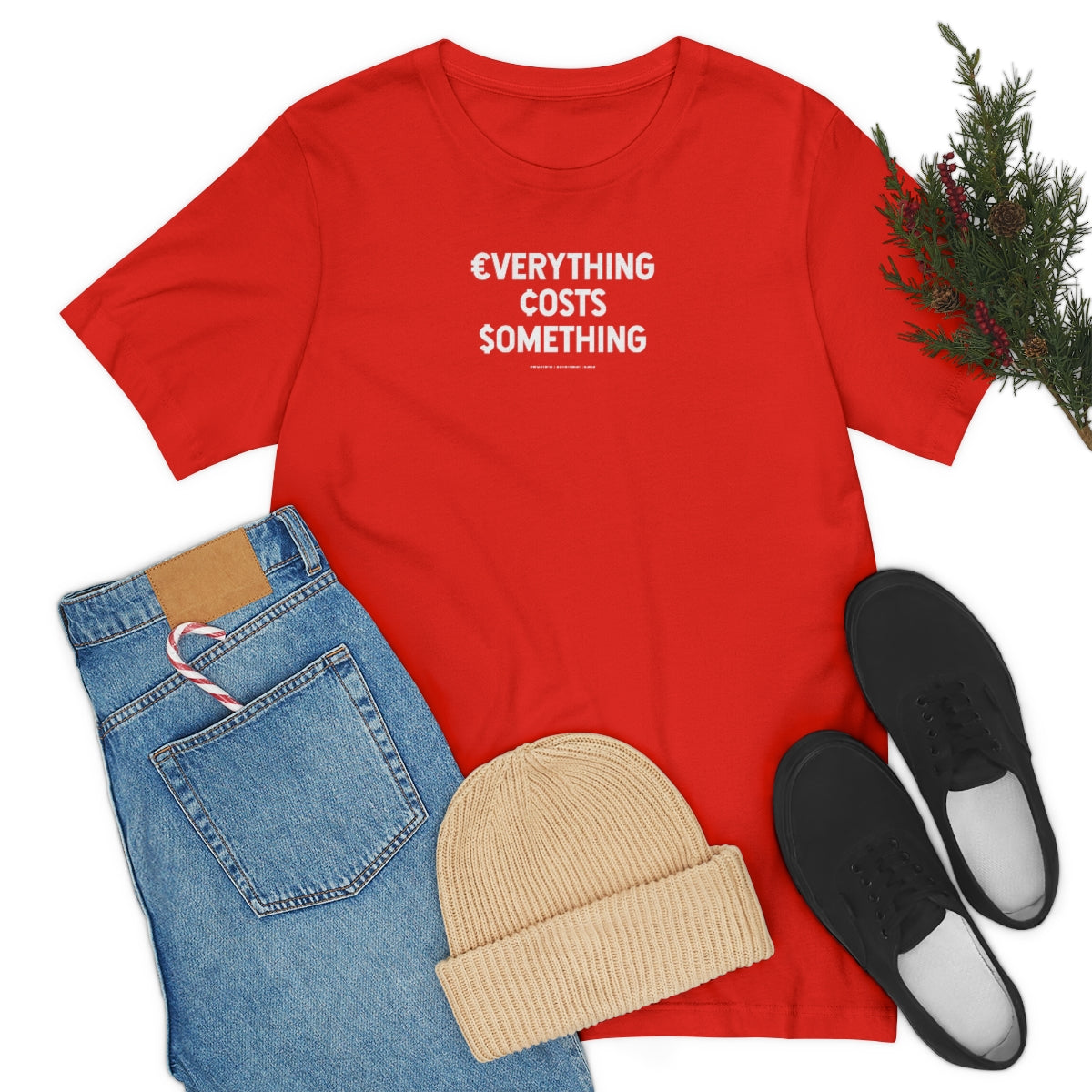 Everything Costs Something™ // Unisex Jersey Short Sleeve Tee