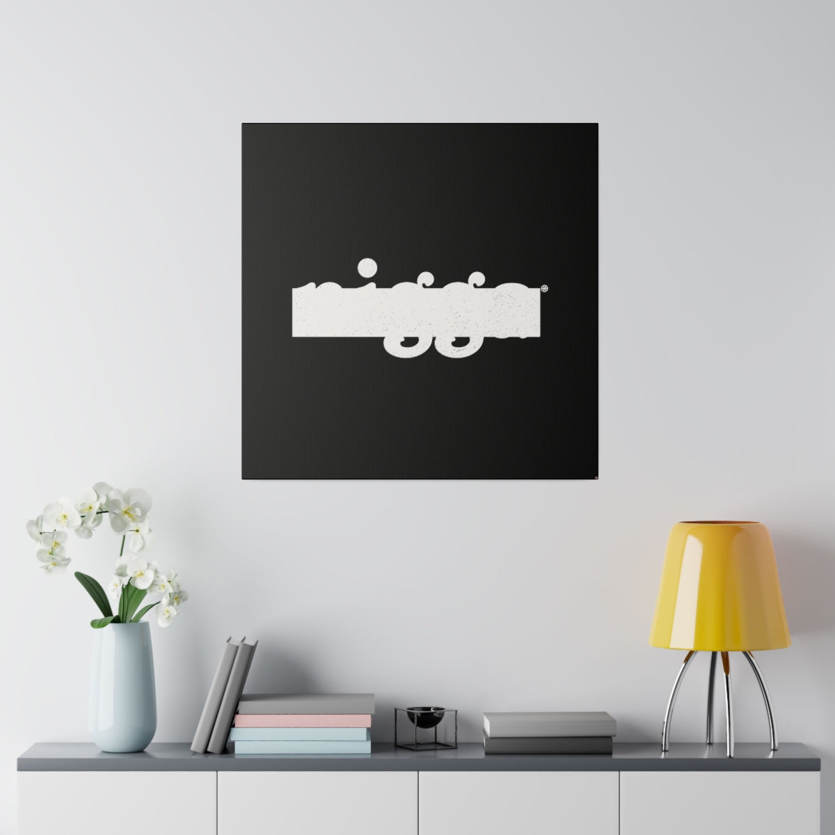 That White Nigga™ // Matte Canvas, Stretched, 0.75"