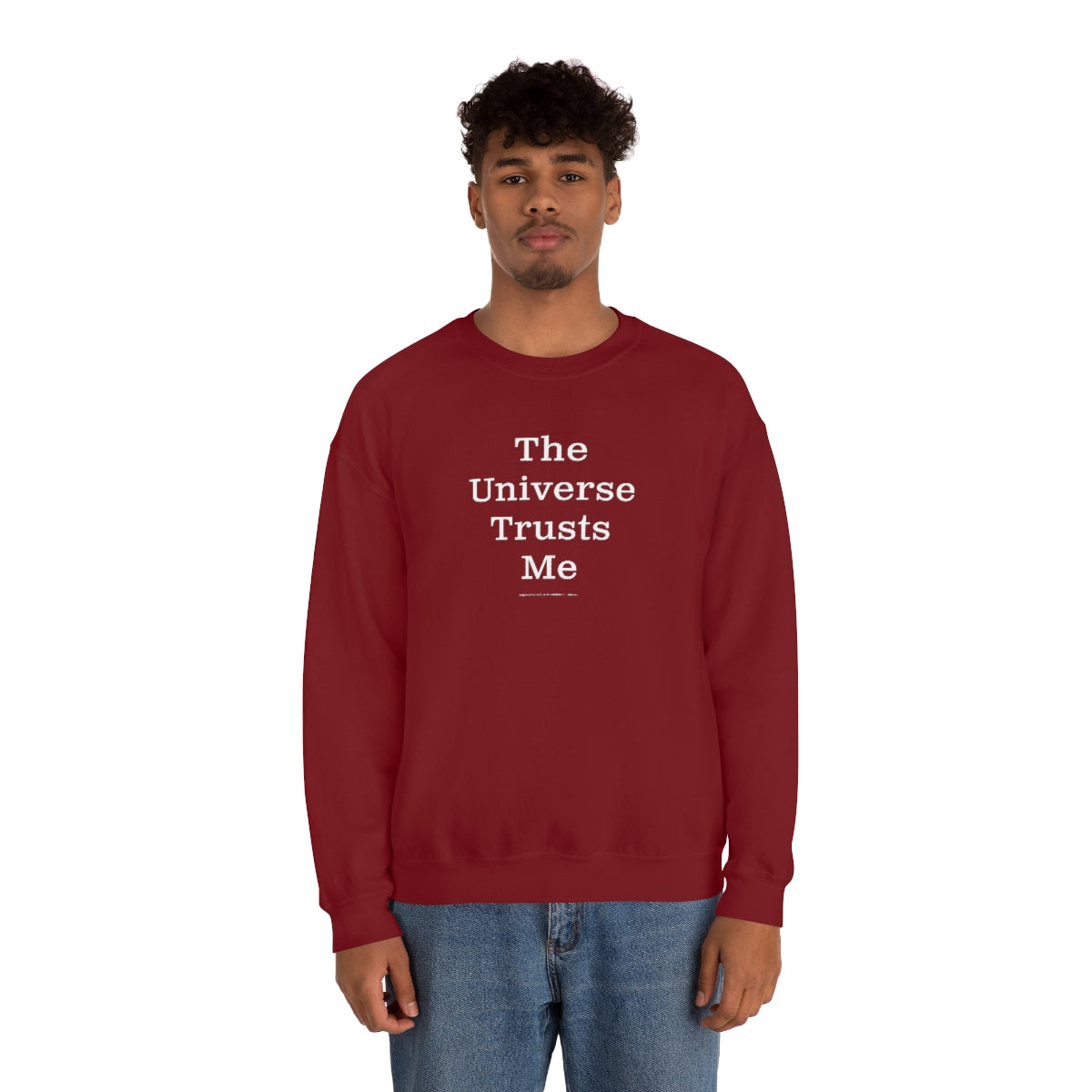 The Universe Trusts Me™ // Unisex Heavy Blend™ Crewneck Sweatshirt