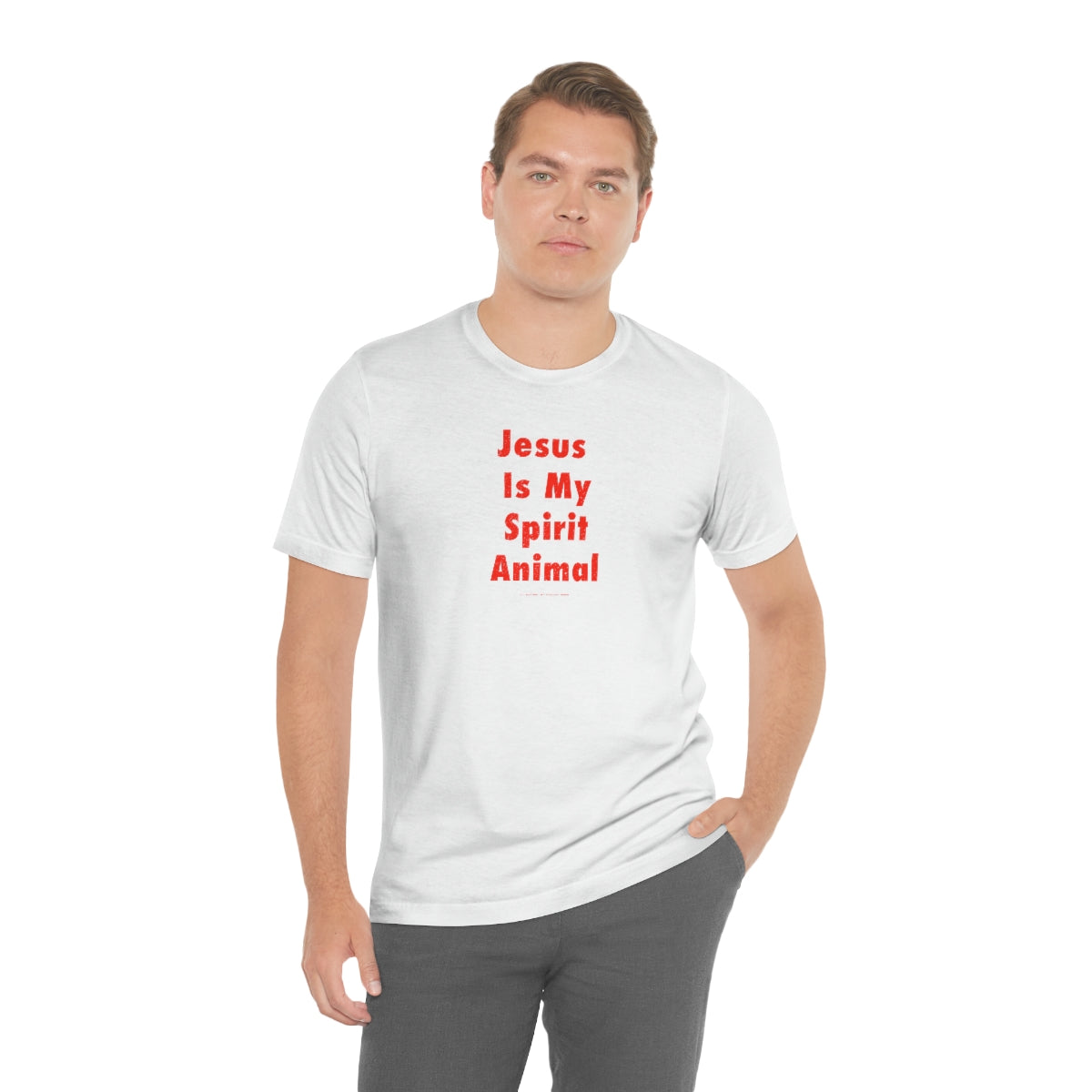 Jesus Is My Spirit Animal // Unisex Jersey Short Sleeve Tee