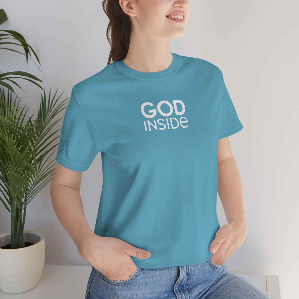 God Inside // Unisex Jersey Short Sleeve Tee