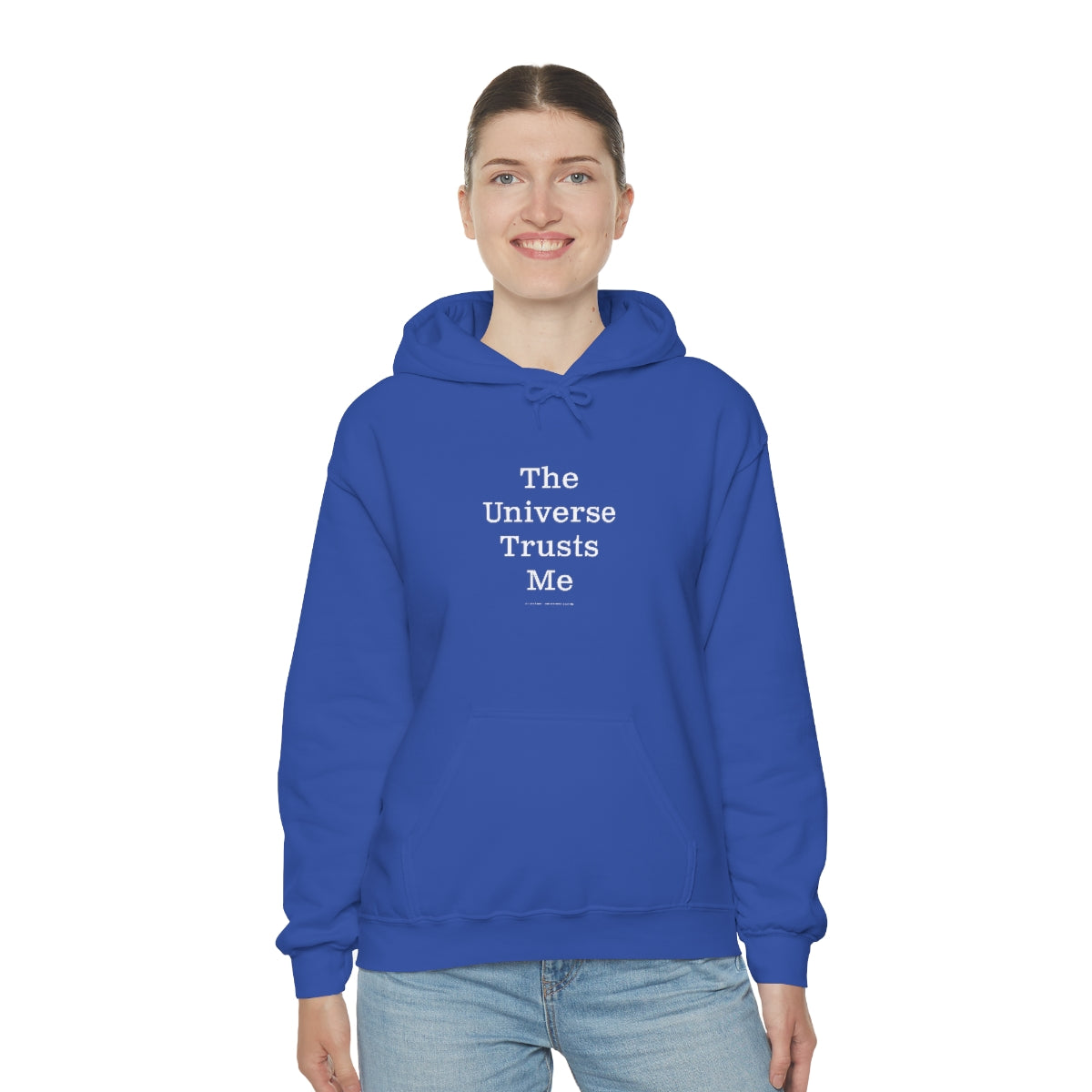 The Universe Trusts Me™ //  Unisex Heavy Blend™ Hooded Sweatshirt