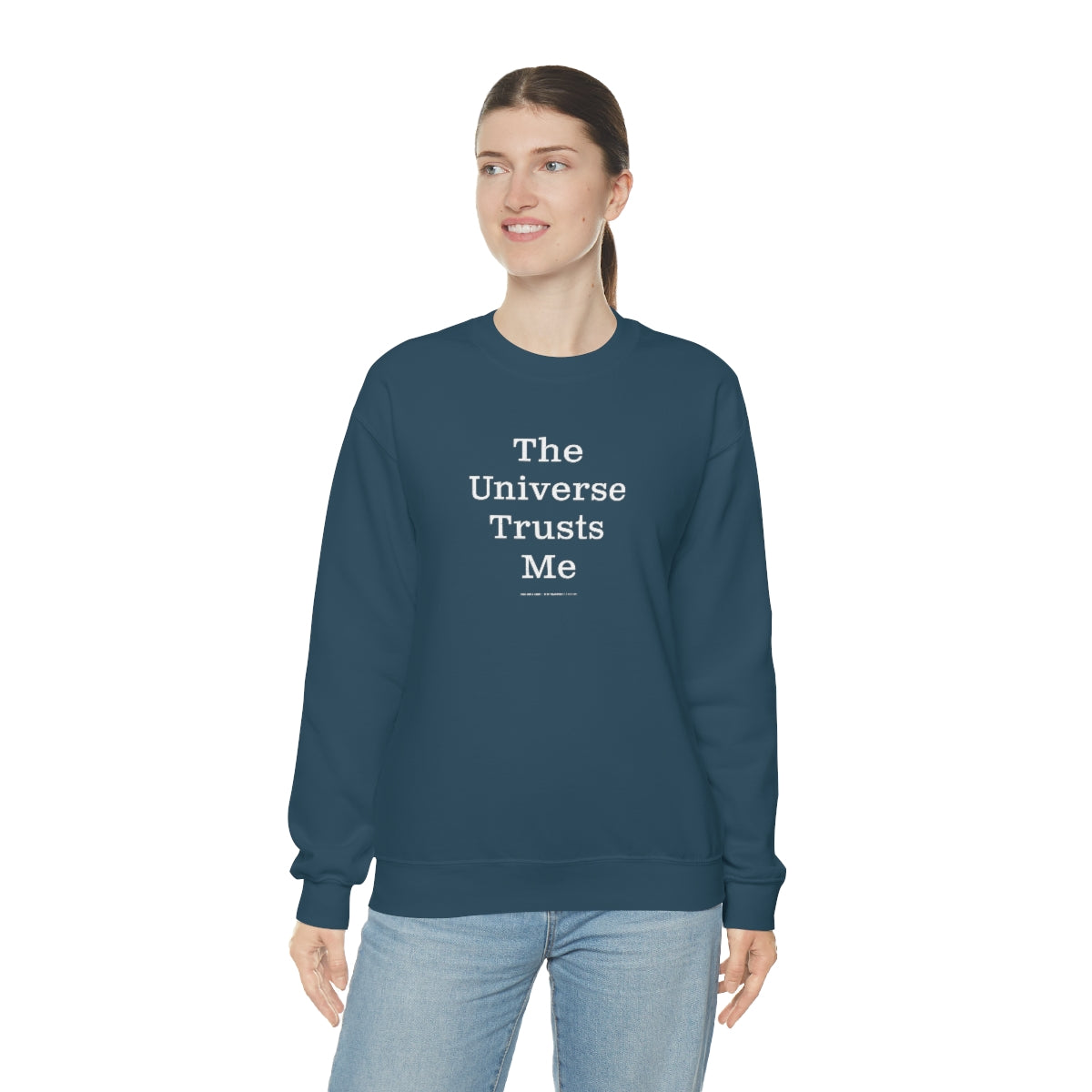 The Universe Trusts Me™ // Unisex Heavy Blend™ Crewneck Sweatshirt
