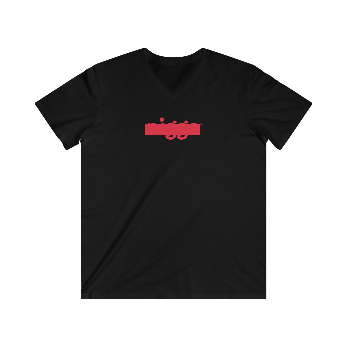 That Nigga™ // Men's Fitted V-Neck Short Sleeve Tee