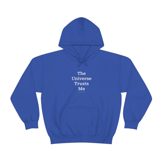 The Universe Trusts Me™ //  Unisex Heavy Blend™ Hooded Sweatshirt