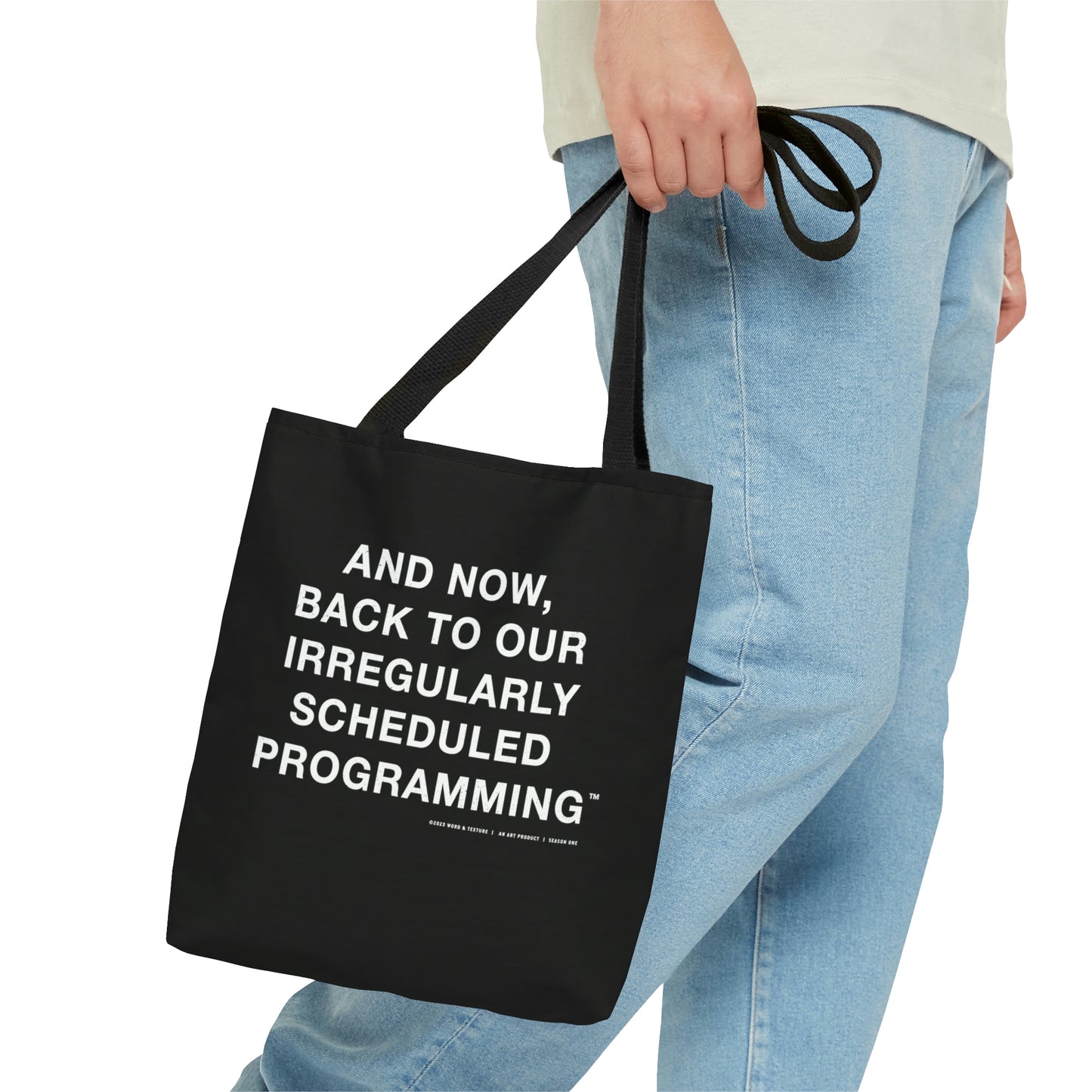Irregular Programming (Blacked) // Tote Bag (AOP)