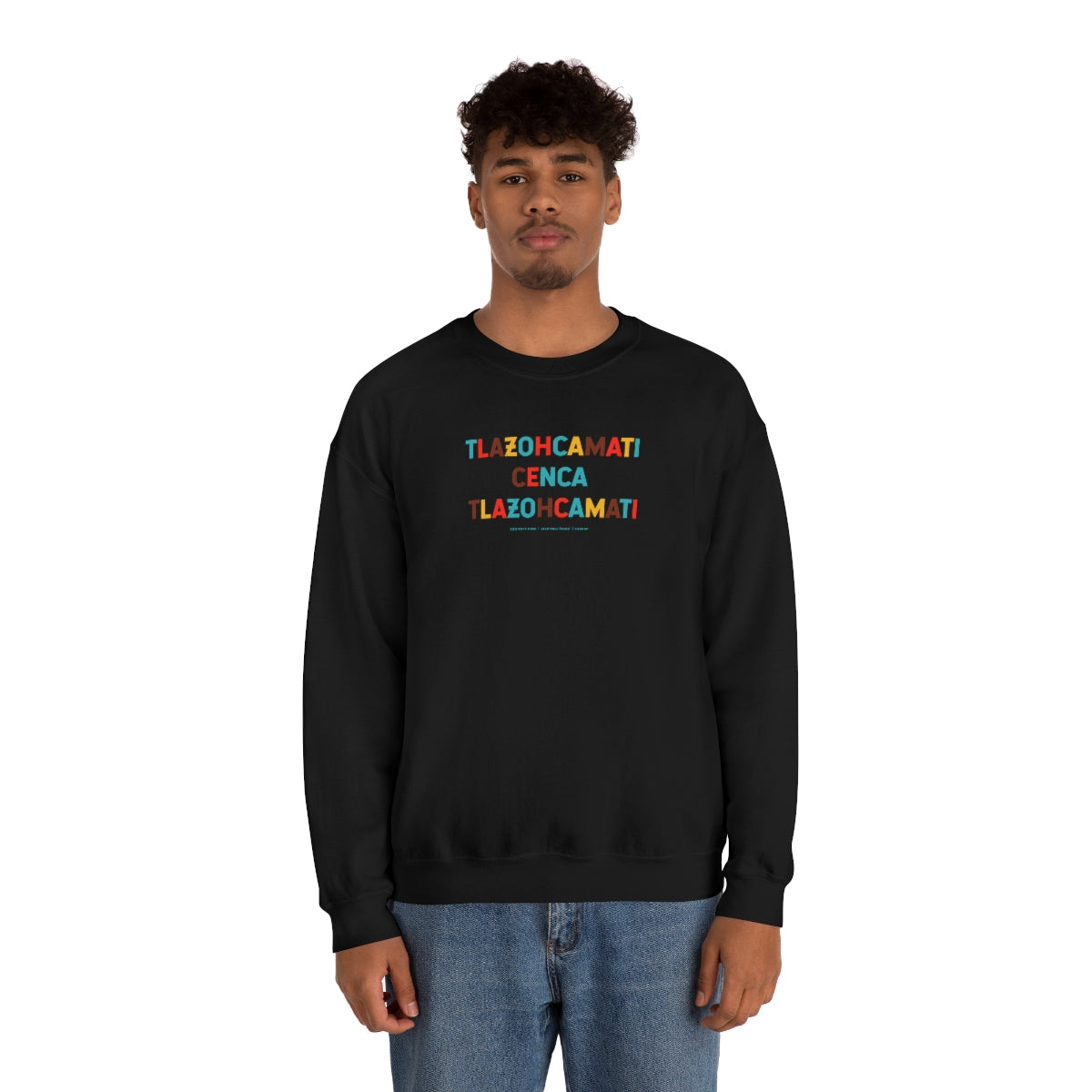 Tlazohcamati (Aztec Thank You) // Unisex Heavy Blend™ Crewneck Sweatshirt