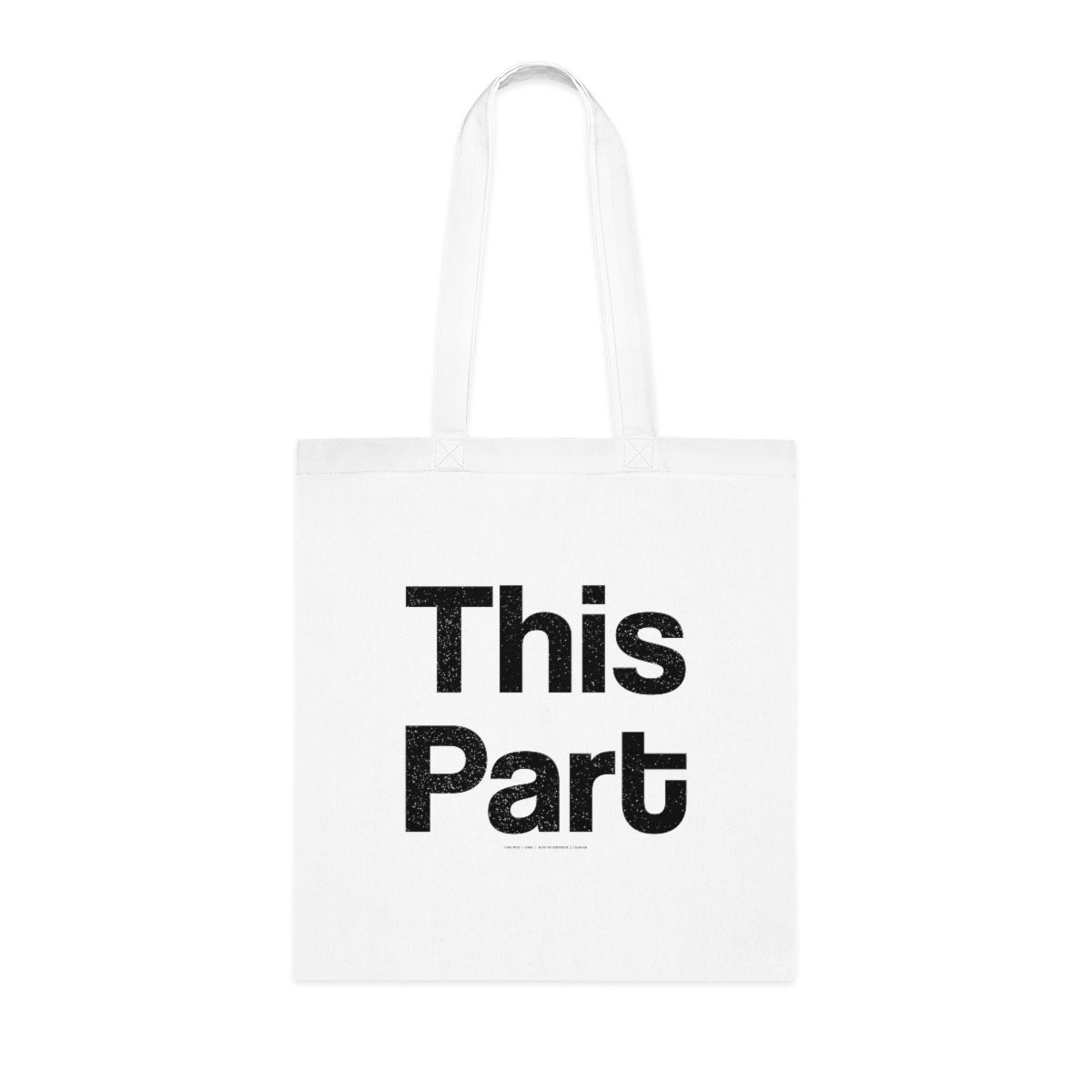 This Part/That Part // Cotton Tote