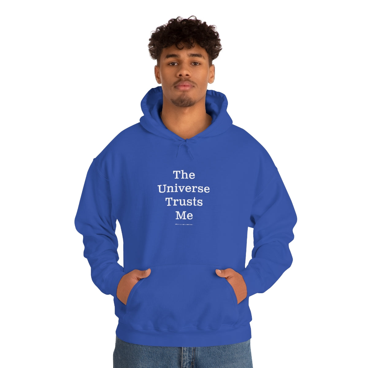 The Universe Trusts Me™ //  Unisex Heavy Blend™ Hooded Sweatshirt