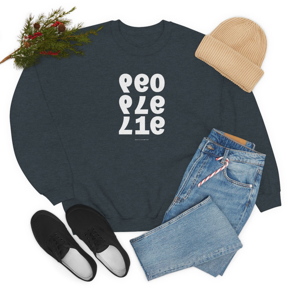 …NumbersDon’t (blanca) // Unisex Heavy Blend™ Crewneck Sweatshirt