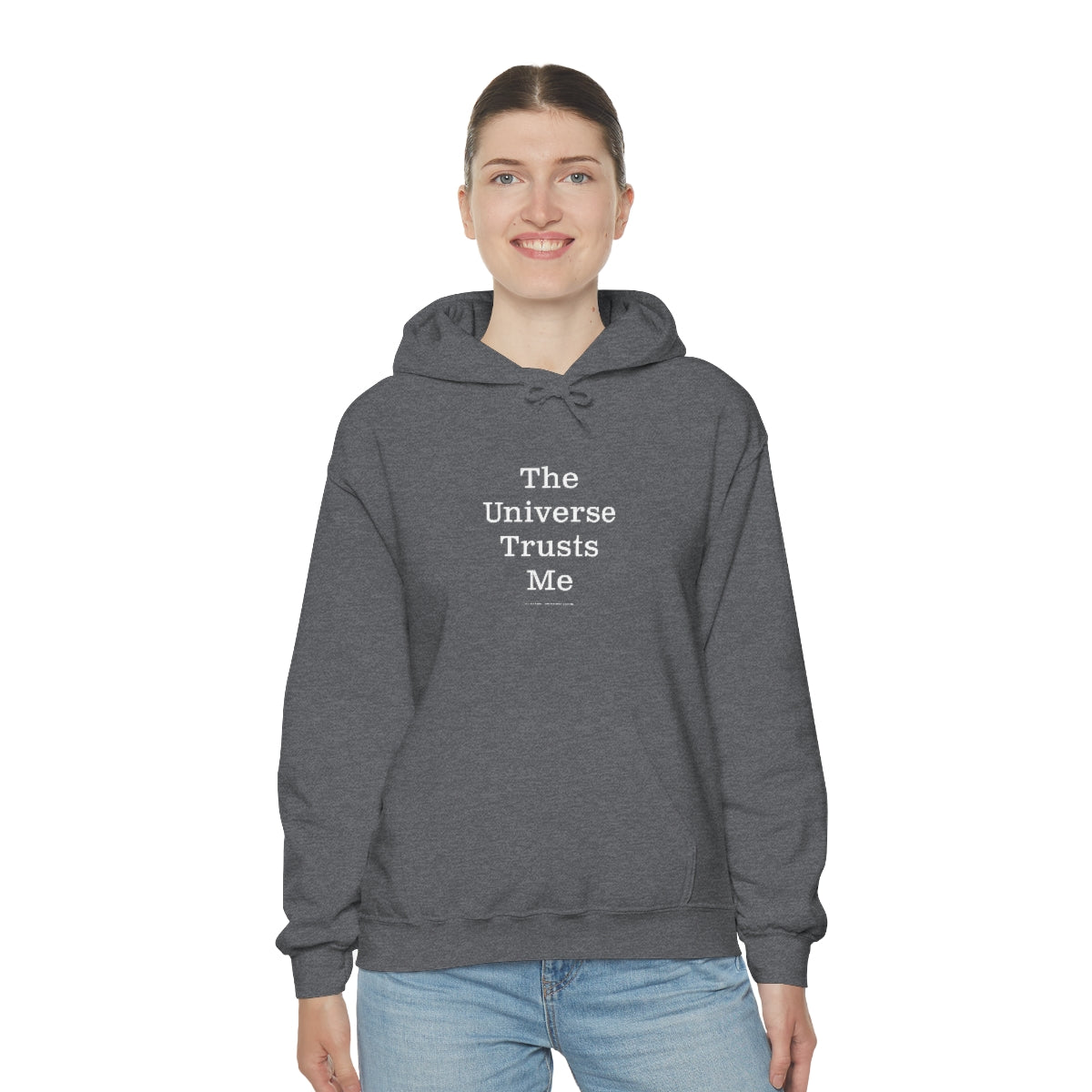 The Universe Trusts Me™ //  Unisex Heavy Blend™ Hooded Sweatshirt