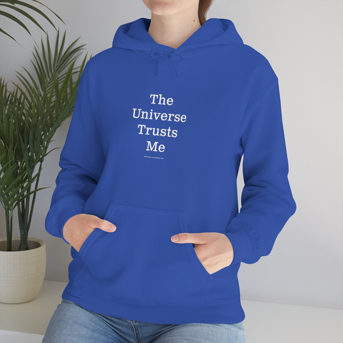 The Universe Trusts Me™ //  Unisex Heavy Blend™ Hooded Sweatshirt