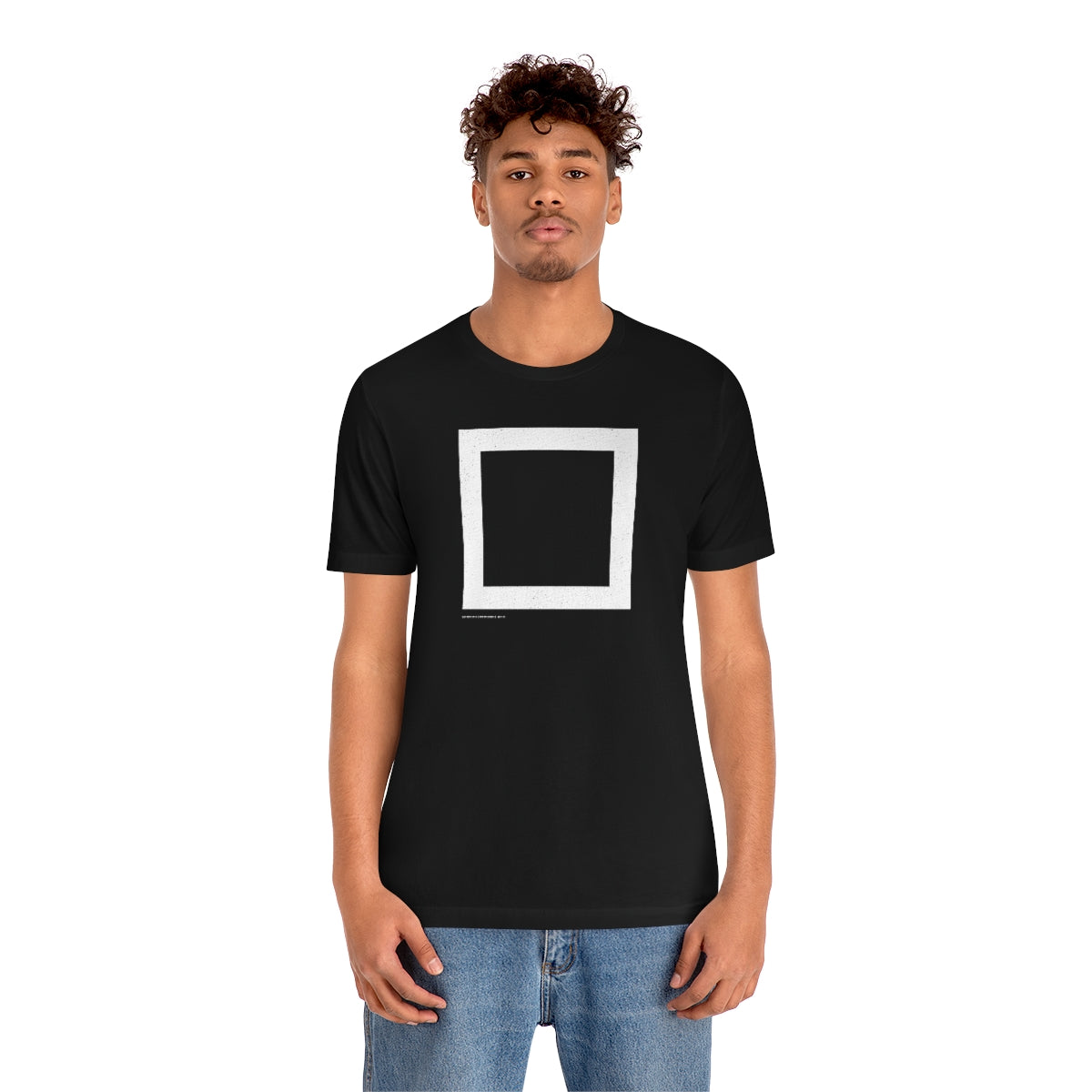 Square (blanca) // Unisex Jersey Short Sleeve Tee