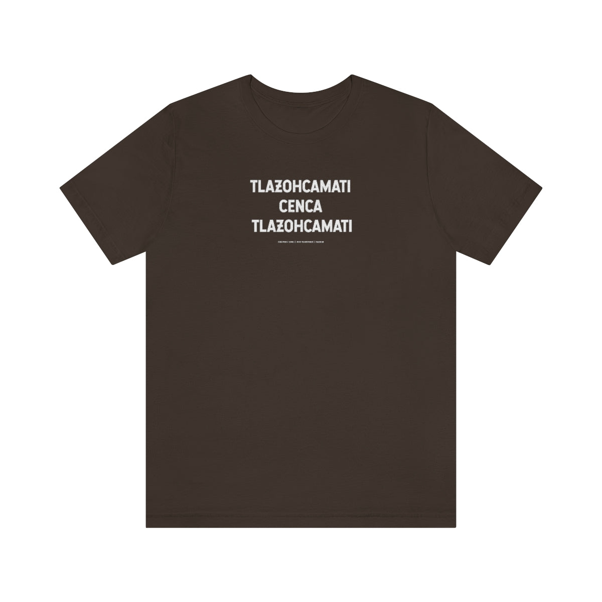Tlazohcamati Cuenca Tlazohcamati (The Native American/AztecThank You) // Unisex Jersey Short Sleeve Tee