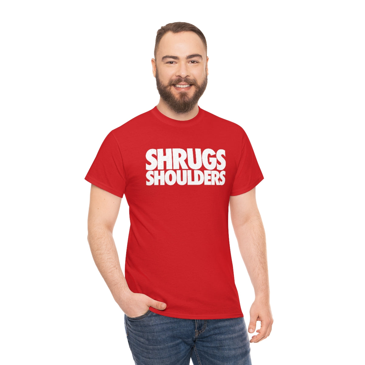 Shrugs Shoulders // Unisex Heavy Cotton Tee