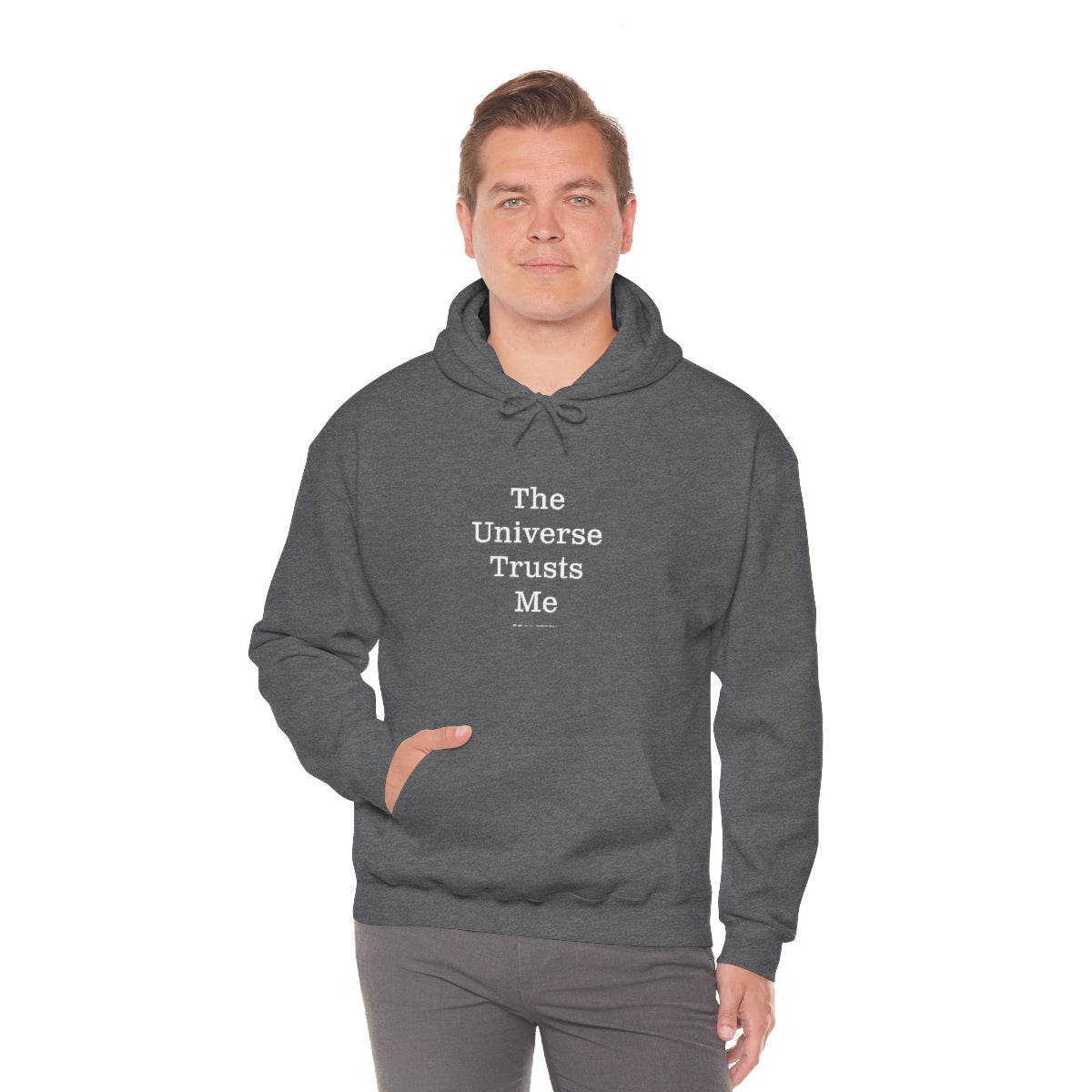 The Universe Trusts Me™ //  Unisex Heavy Blend™ Hooded Sweatshirt