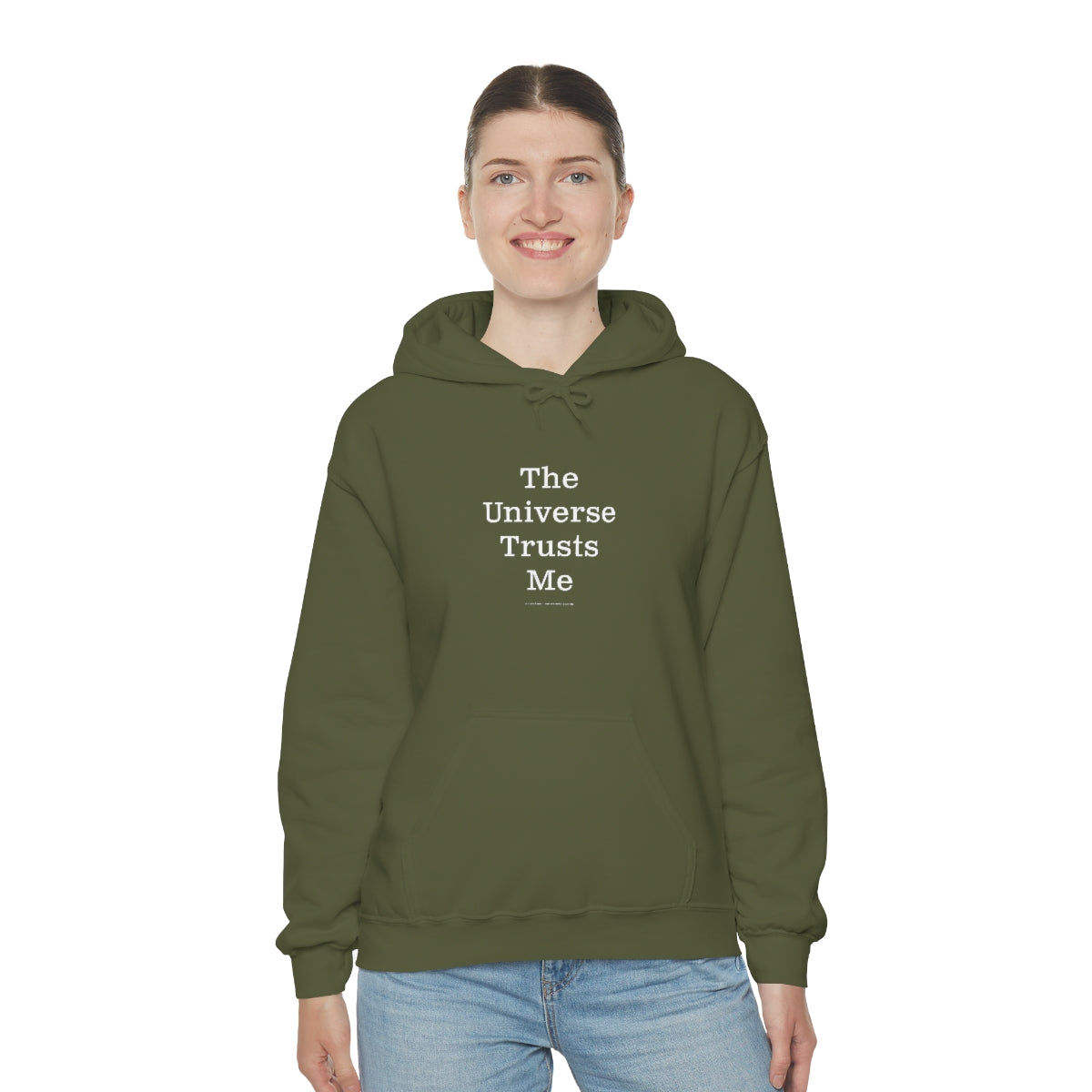 The Universe Trusts Me™ //  Unisex Heavy Blend™ Hooded Sweatshirt
