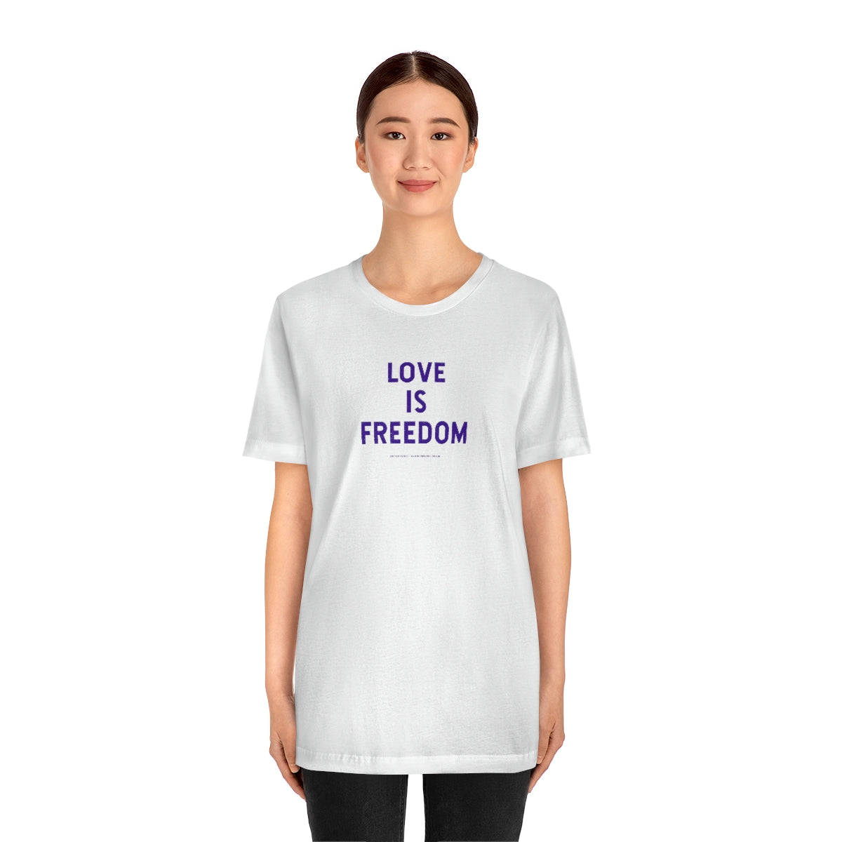 Love Is Freedom // Unisex Jersey Short Sleeve Tee