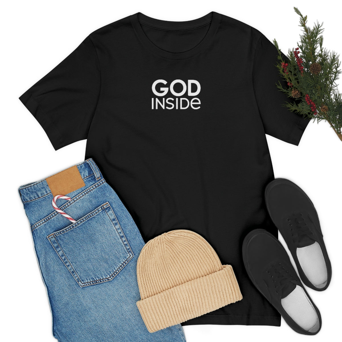 God Inside // Unisex Jersey Short Sleeve Tee