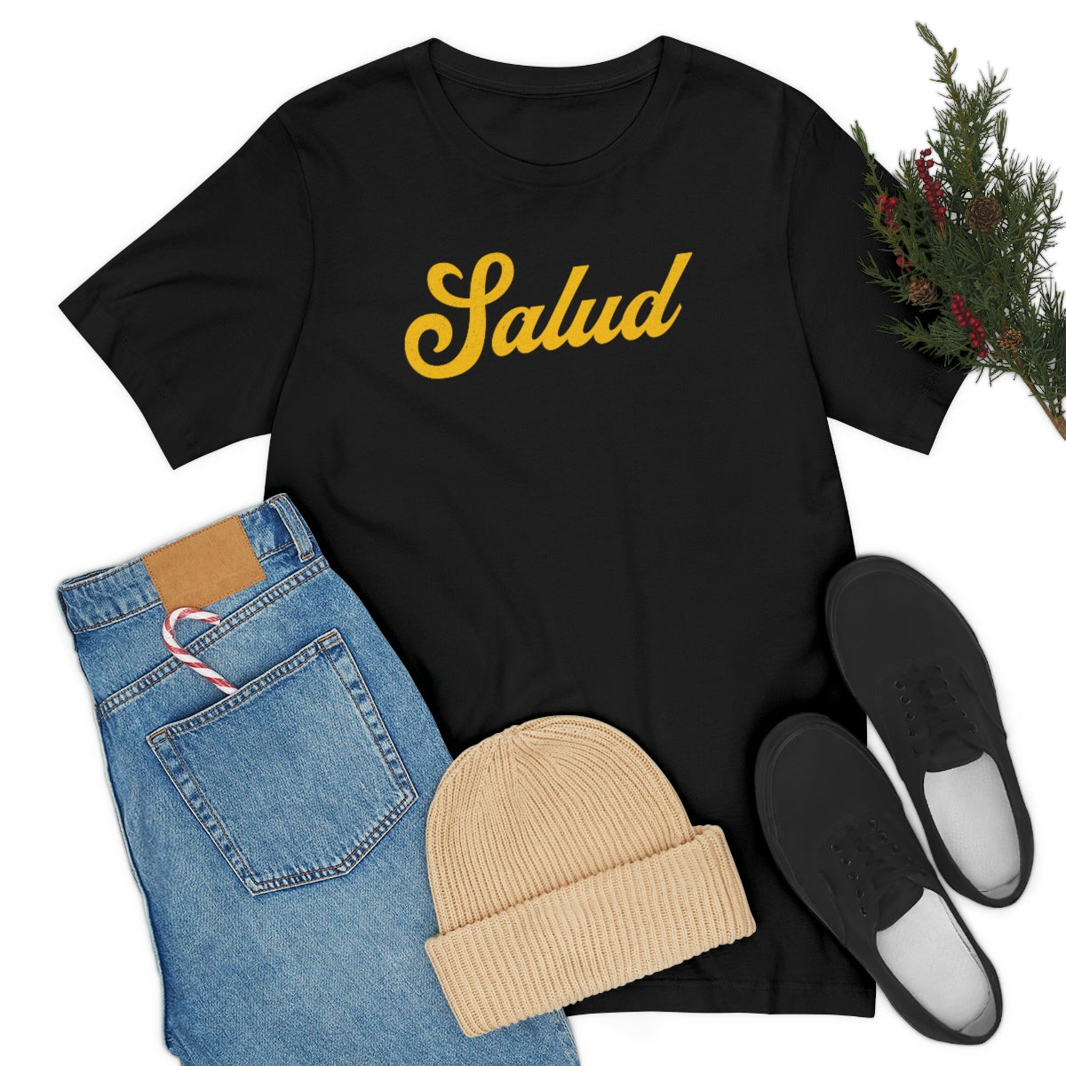 Salud™ (amarilla) // Unisex Jersey Short Sleeve Tee