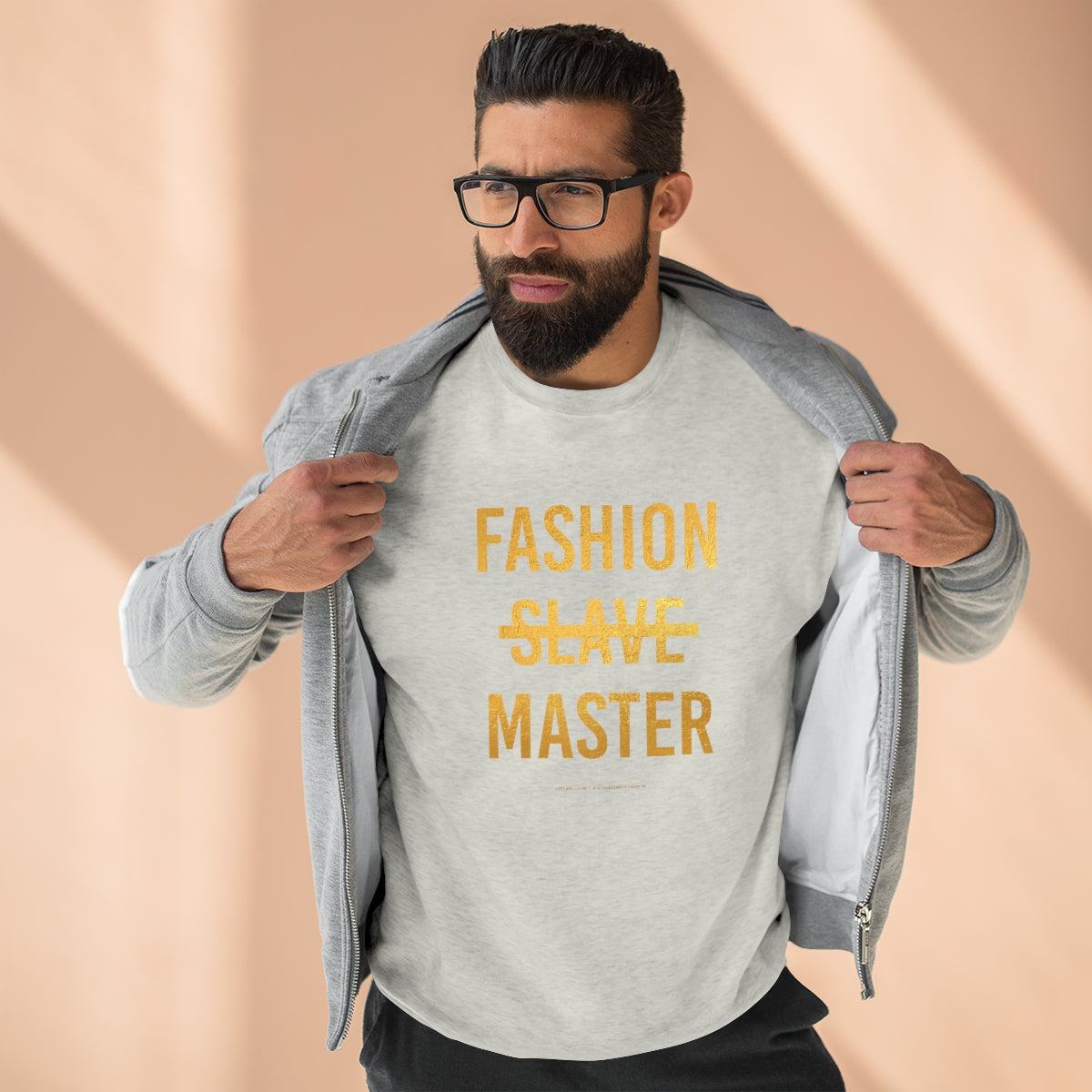 Fashion Slave Master // Unisex Premium Crewneck Sweatshirt