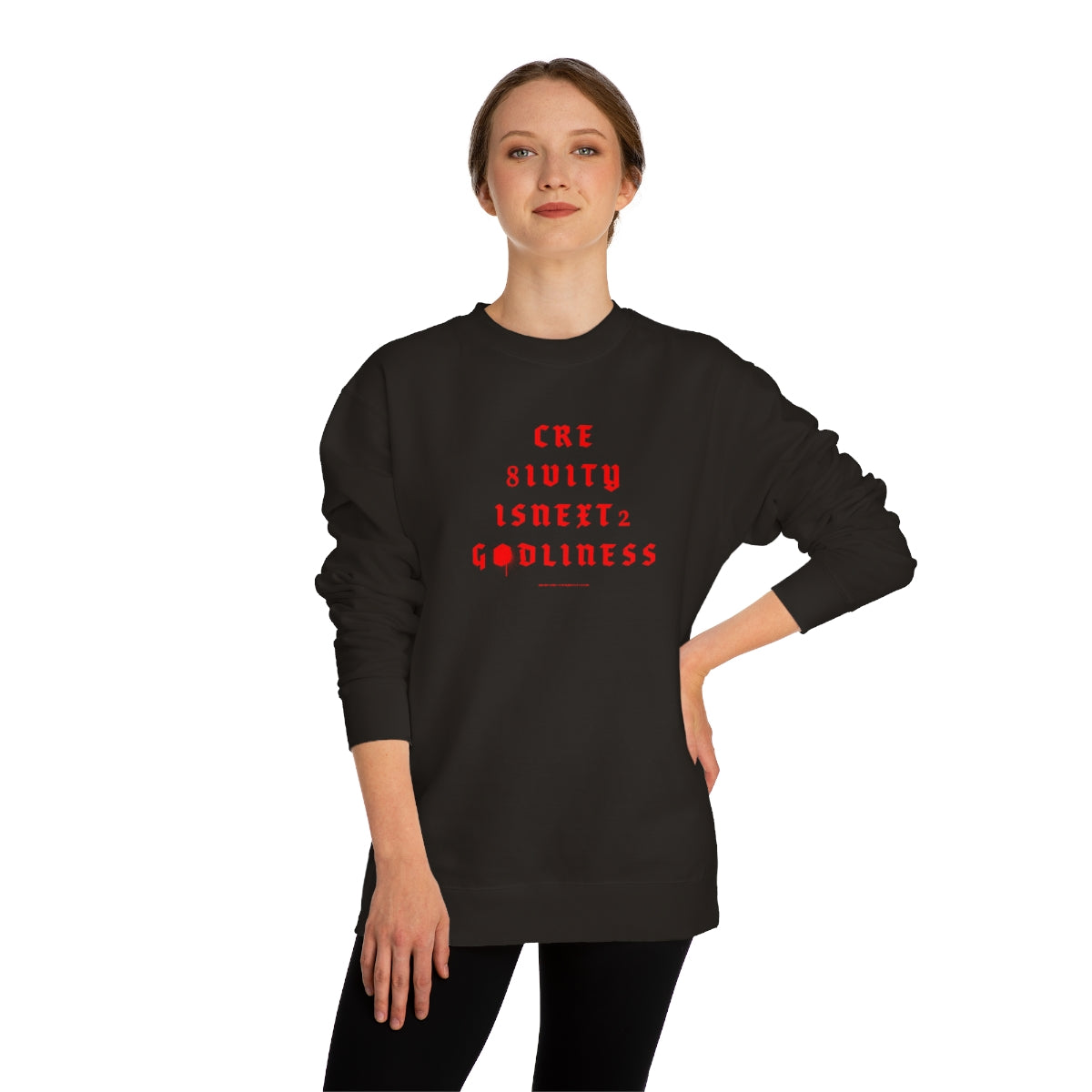 Creativity & Godliness (roja) // Unisex Crew Neck Sweatshirt