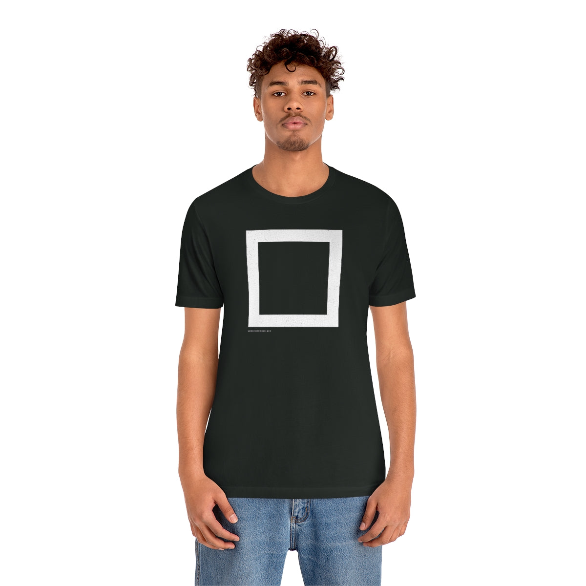 Square (blanca) // Unisex Jersey Short Sleeve Tee