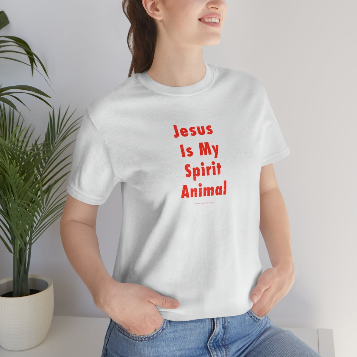Jesus Is My Spirit Animal // Unisex Jersey Short Sleeve Tee