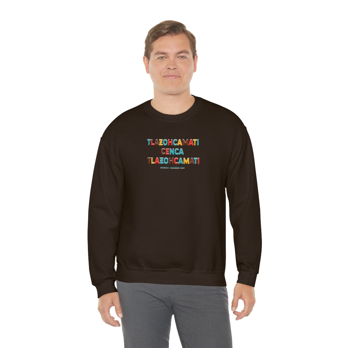 Tlazohcamati (Aztec Thank You) // Unisex Heavy Blend™ Crewneck Sweatshirt