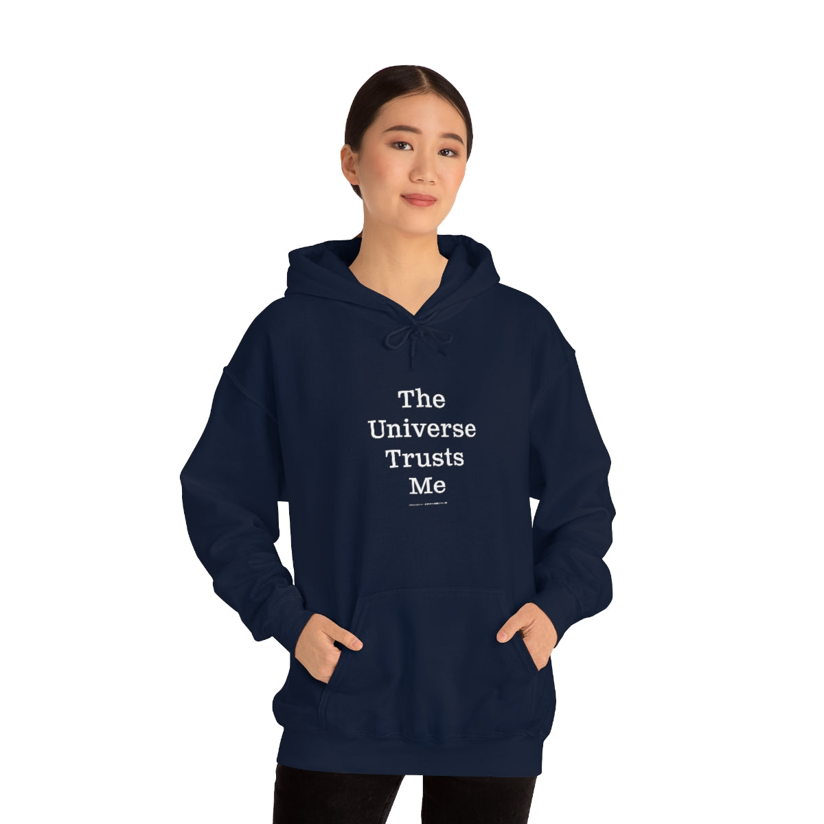 The Universe Trusts Me™ //  Unisex Heavy Blend™ Hooded Sweatshirt