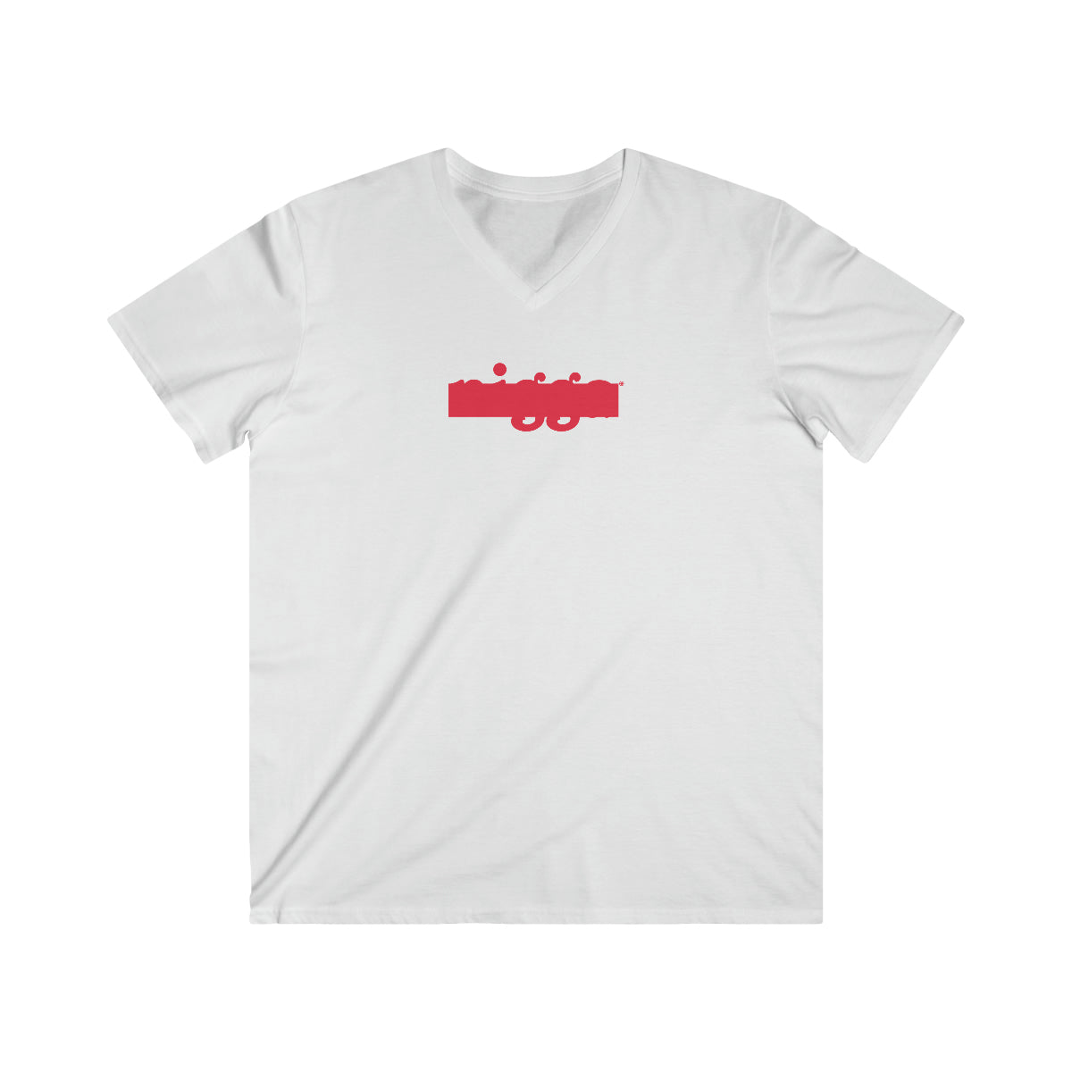 That Nigga™ // Men's Fitted V-Neck Short Sleeve Tee