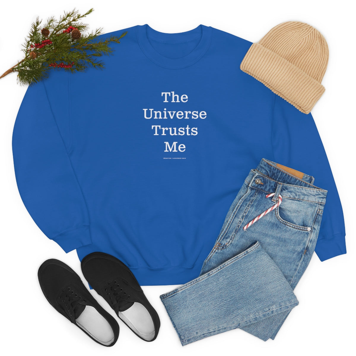 The Universe Trusts Me™ // Unisex Heavy Blend™ Crewneck Sweatshirt