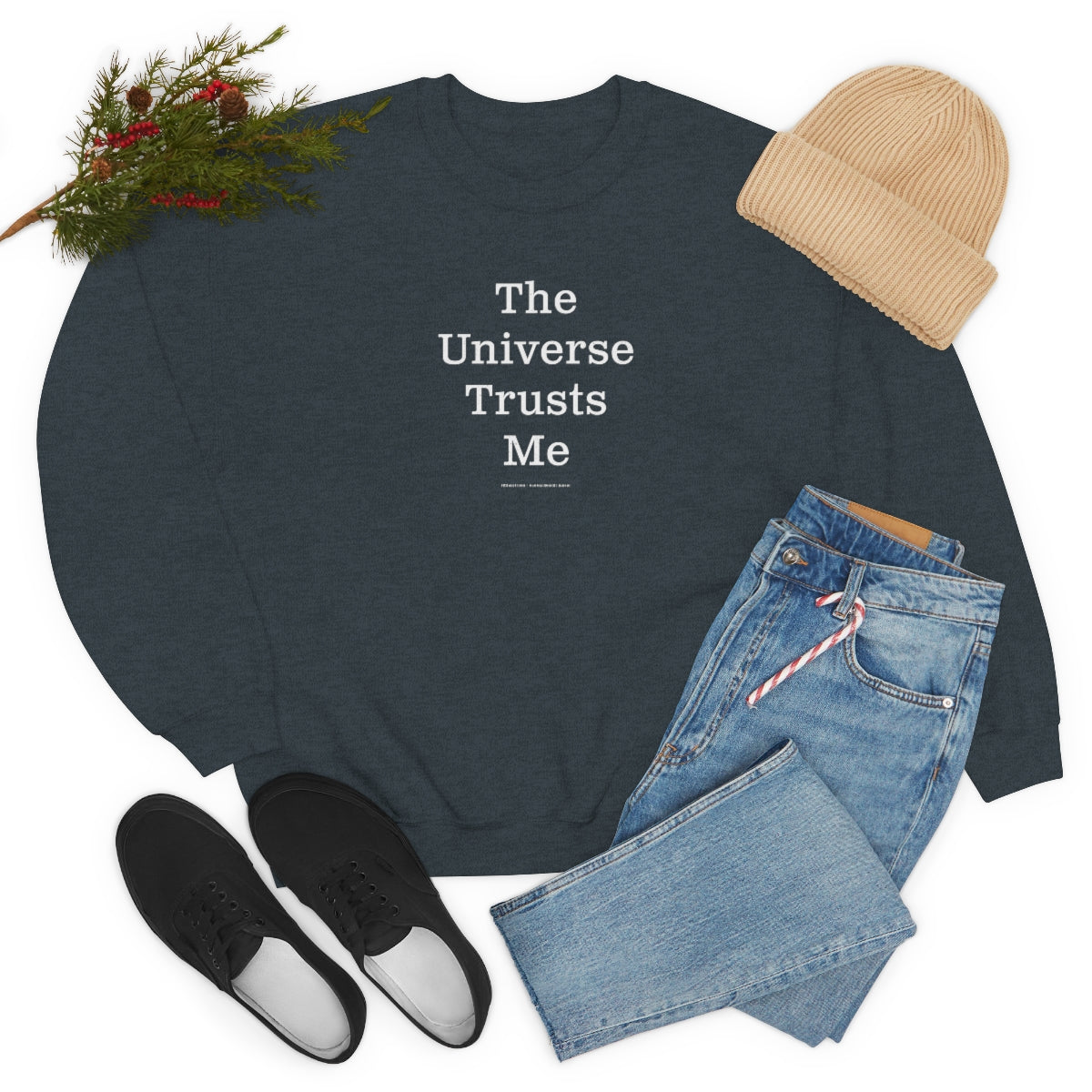 The Universe Trusts Me™ // Unisex Heavy Blend™ Crewneck Sweatshirt