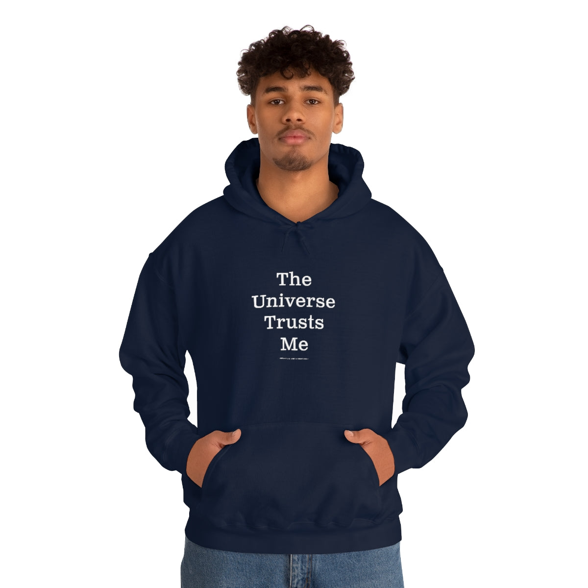 The Universe Trusts Me™ //  Unisex Heavy Blend™ Hooded Sweatshirt