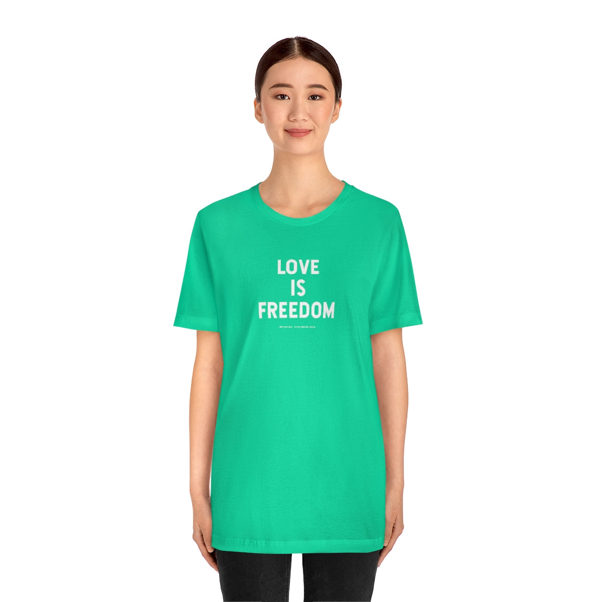 Love Is Freedom // Unisex Jersey Short Sleeve Tee